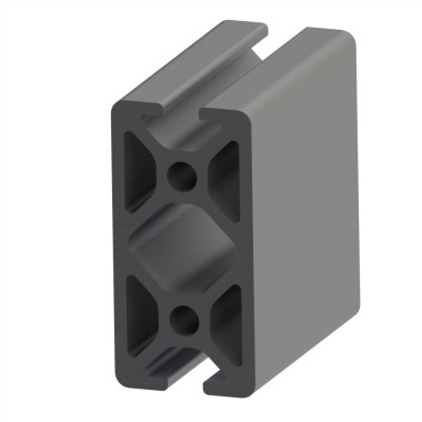Profilé aluminium (Coupe max 3 m) – Rainure 5 mm – Section 40x20 mm - 4N180 - Elcom shop