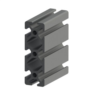 Profilé aluminium (coupe max 3 m) – Rainure 5 mm – Section 60x20 mm - Elcom shop